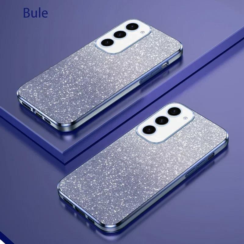 Luxury Plating Gradient Glitter Phone Case For Samsung Galaxy - IDefend