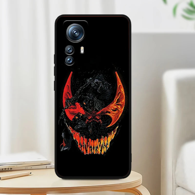 Marvel Venom For Xiaomi Mi 14 13T 13 12T 12 11T 11i 11 A3 10T 10 9 Pro Lite Ultra 5G Black Soft Phone Case