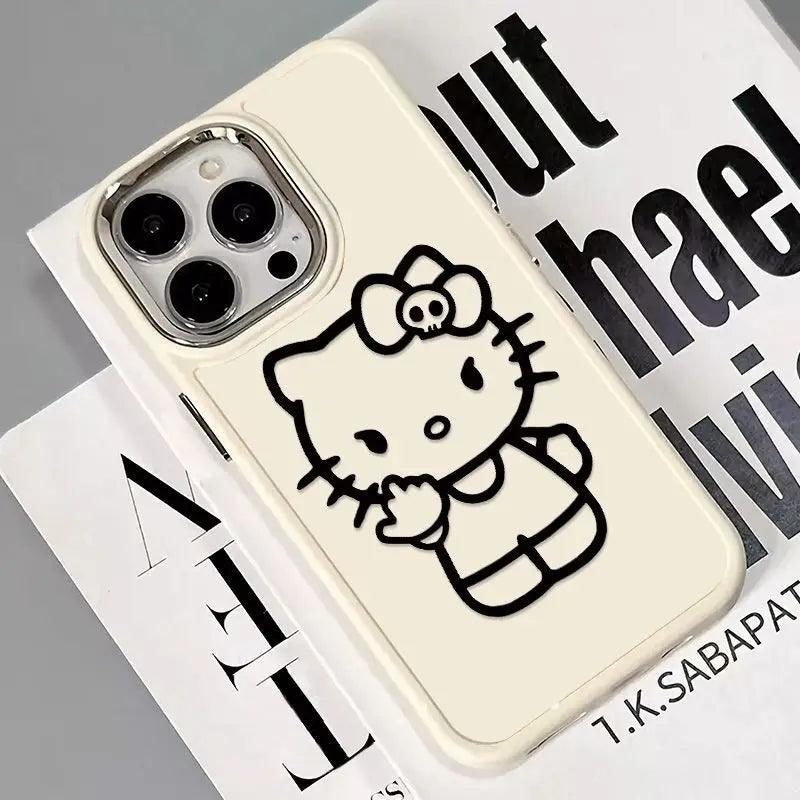 Miniso Sanrio Lovely Hello Kitty Phone Case For iphone - IDefend