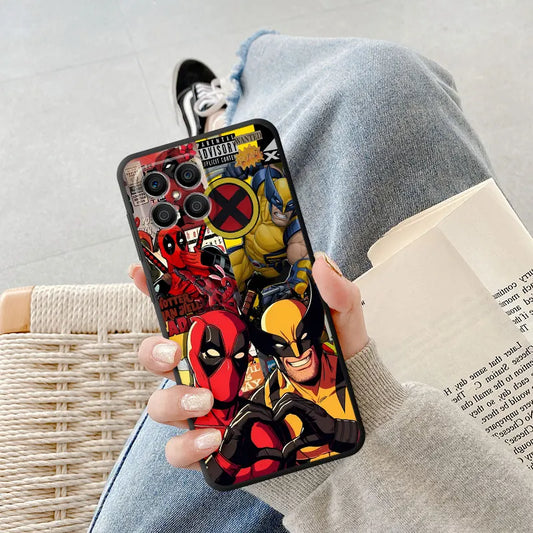 Marvel Spiderman Deadpool Phone Case for Honor X6 X6a X8a 70 Magic5 Lite 90 Pro X7 X9a X8 8X Bumper Luxury Cover TPU Soft