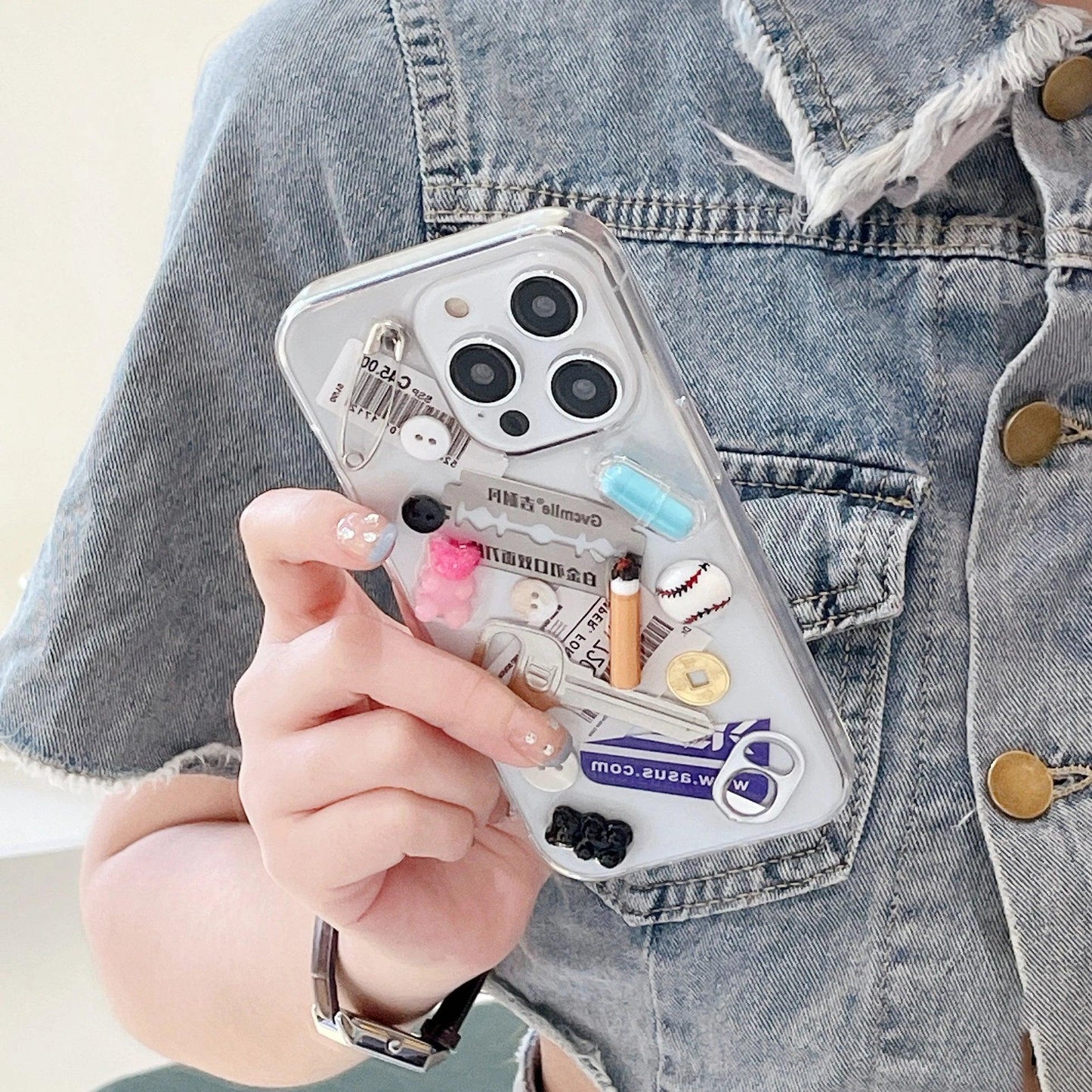 Creative 3D Artificial Cigarette & Knife Case for iPhone - IDefend