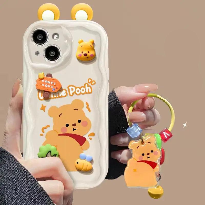 Cute Lotso Winnie Bear Cartoon Phone Case for iPhone - IDefend