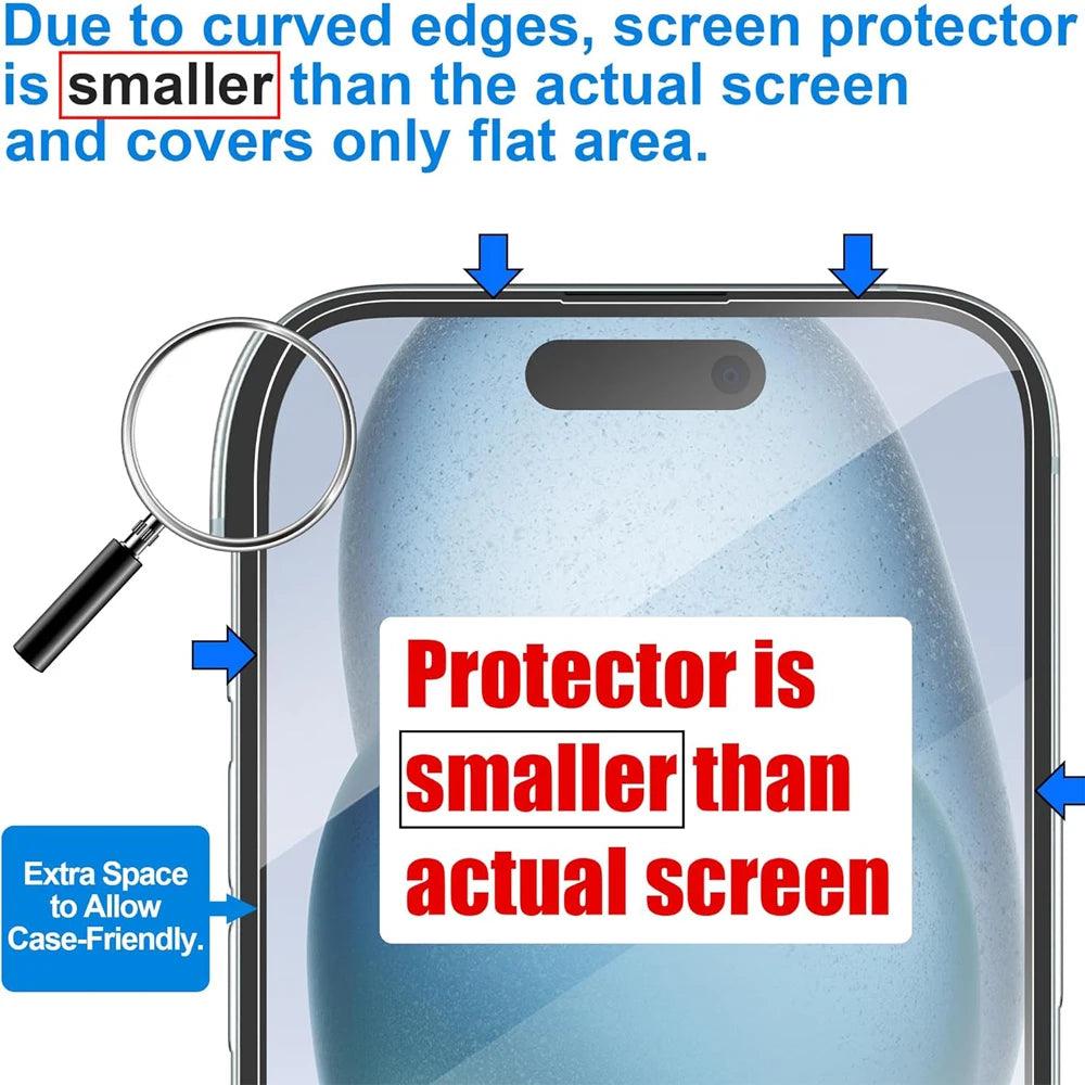 IPhone Tempered Glass Screen Protector 5Pcs - IDefend