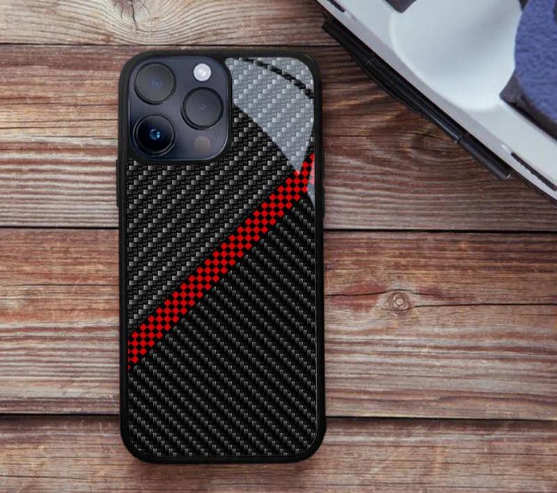 Carbon Fiber Pattern Slim Case For iPhone - IDefend