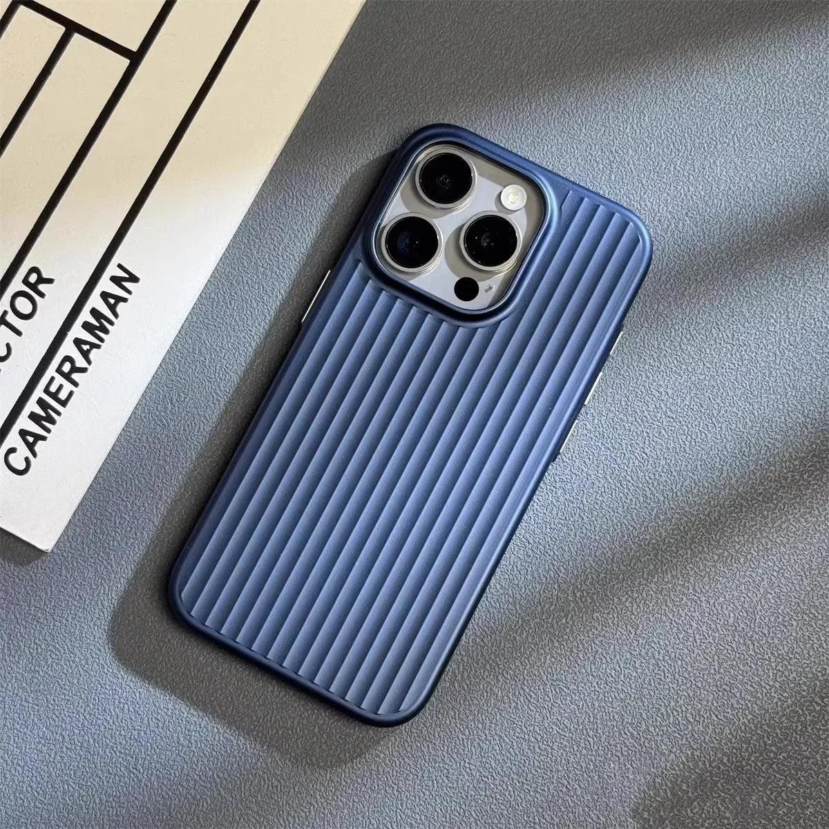 Luxury Natural Titanium PC Phone Case For iPhone - IDefend
