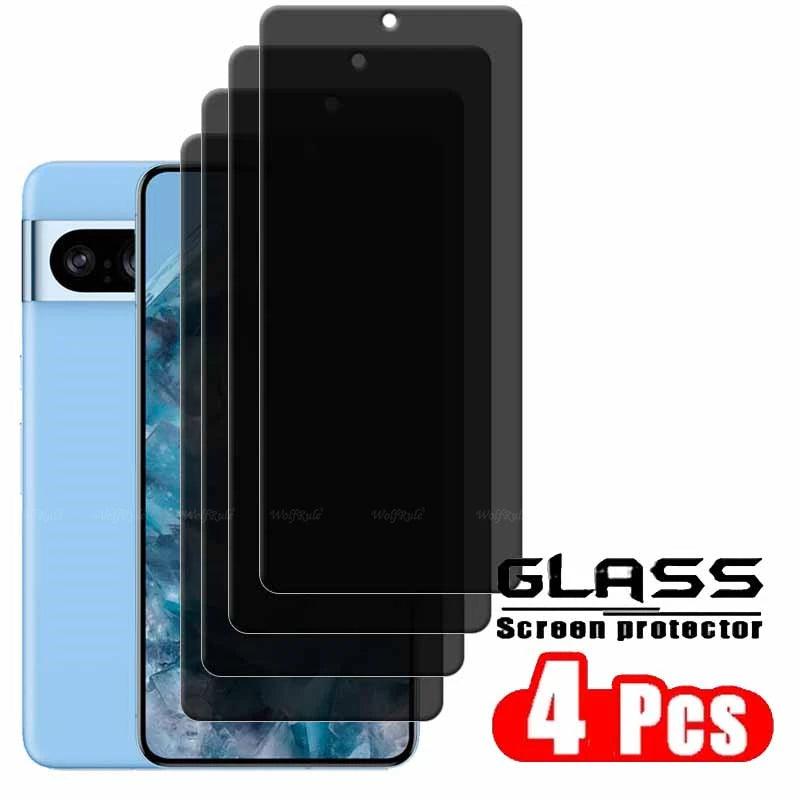 Privacy 4Pcs Anti-Spy Screen Protector Google Pixel 8 - IDefend