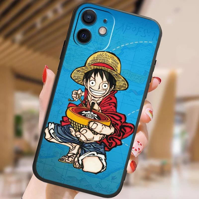 Ones Pieces Anime D-Luffy Phone Case For iPhone - IDefend