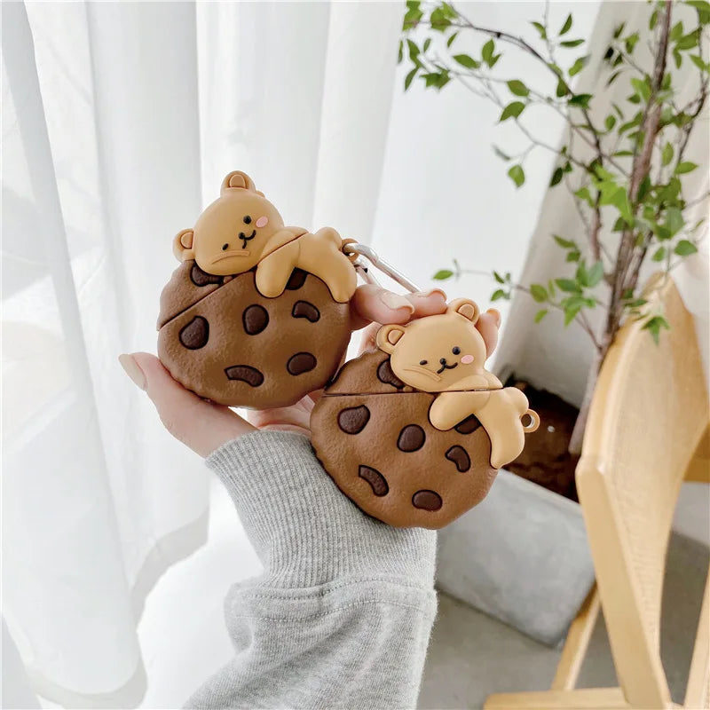 Snack Case For Airpods Pro 2 Generation Cute Cartoon Case For Airpods 1 2 Strawberry Avocado Earphone Cover For Airpods 3 2021