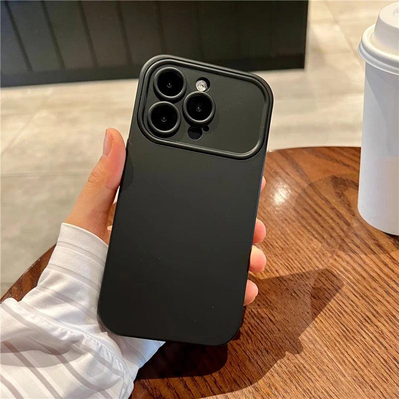 Contrast Color Large Window Case For iPhone - IDefend