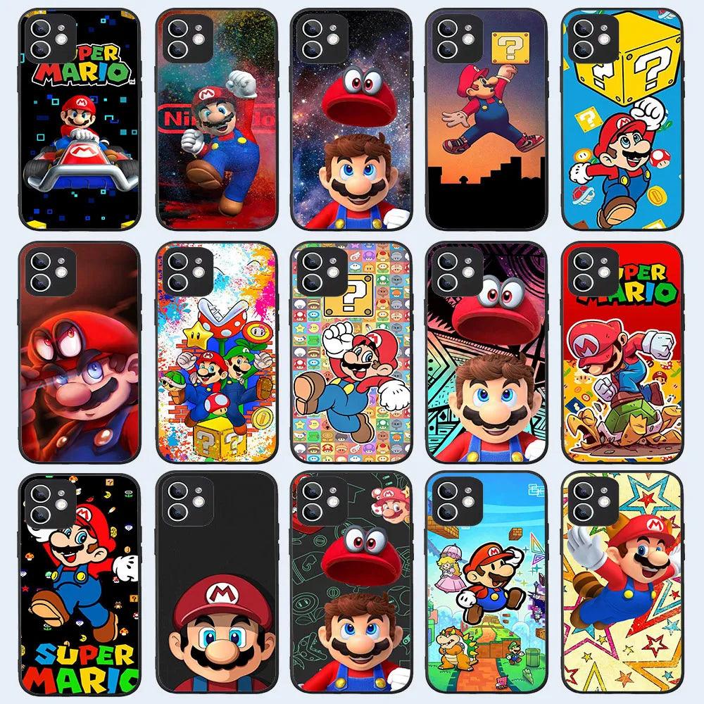 Cartoon Marios Silicone Case For iPhone 3 - IDefend