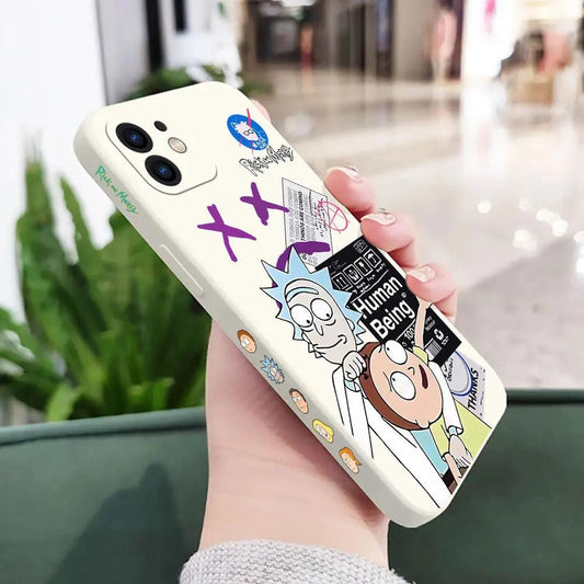 Funny Cartoon Rick and Morti Phone Case For iPhone 0.2 - IDefend