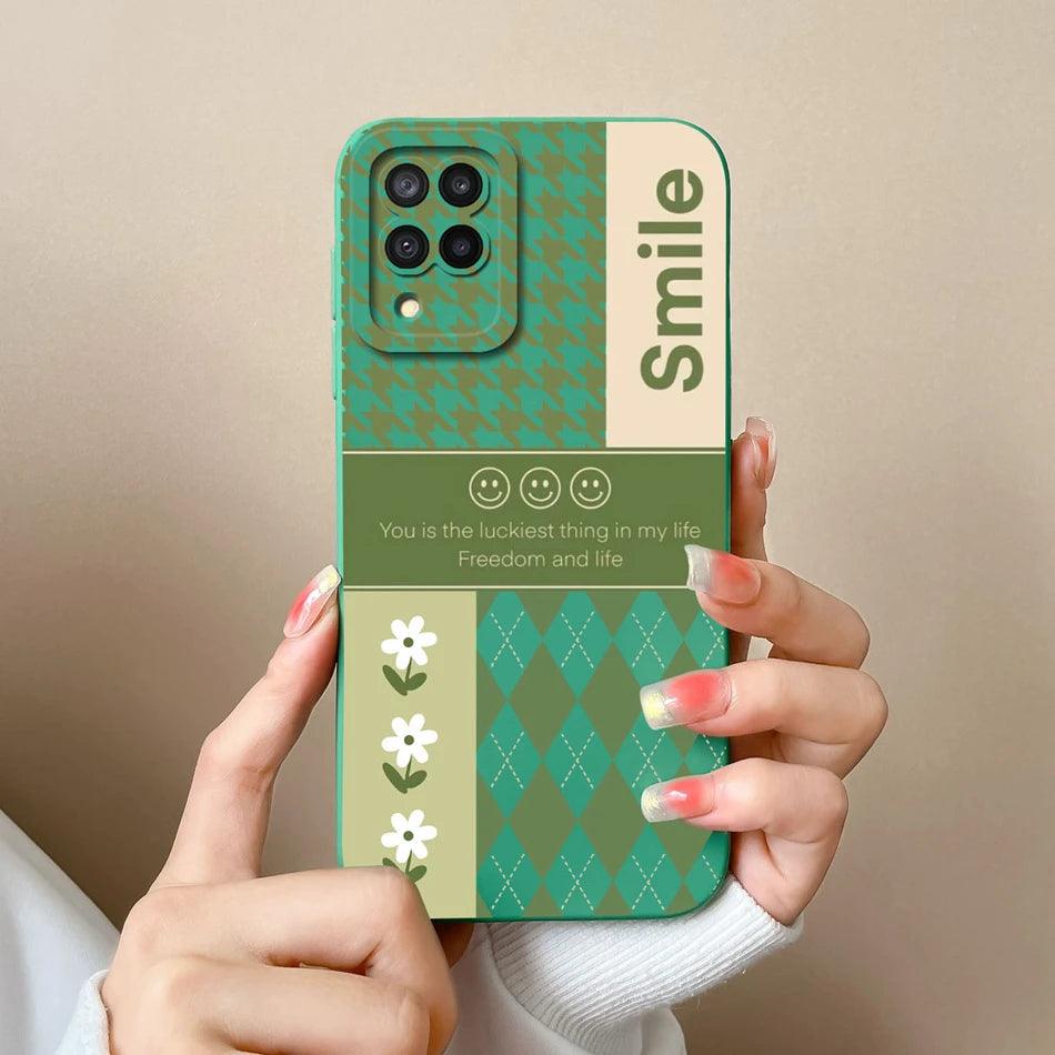 Creative Soft Liquid Back Cover For Galaxy - IDefend