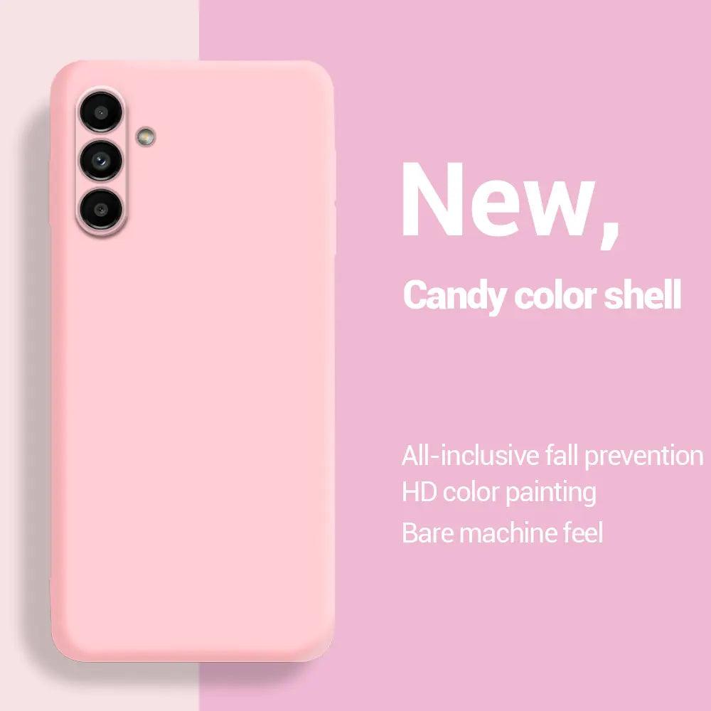 Original Solid Silicone Phone Case For Samsung Galaxy - IDefend