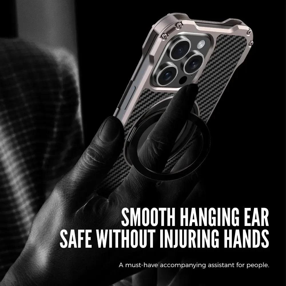 Heavy Duty Metal Stand Phone Case For Iphone - IDefend