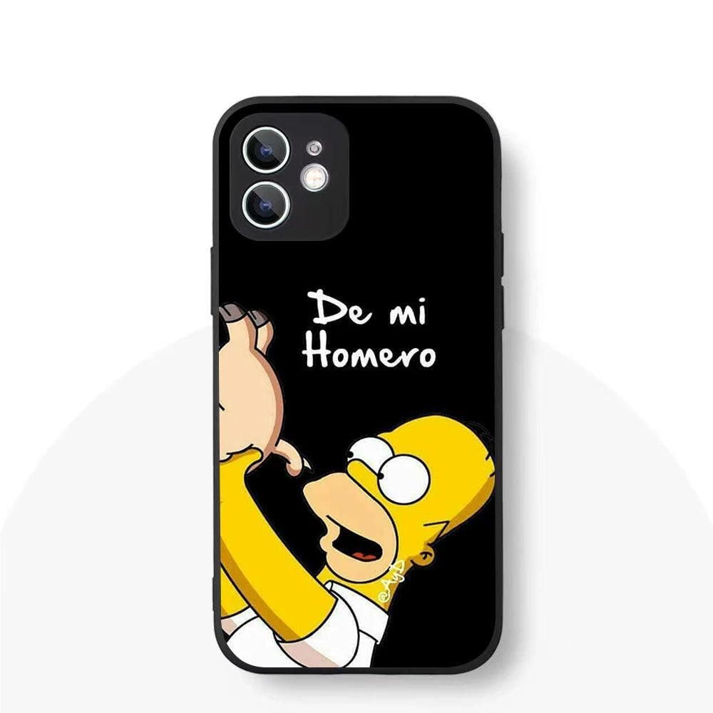 YS-61 Simpson Family Silicone Case For iPhone - IDefend