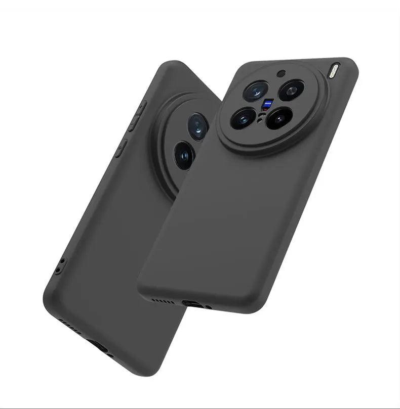 Black Matte Soft TPU Camera Protection Case Cover for VIVO - IDefend