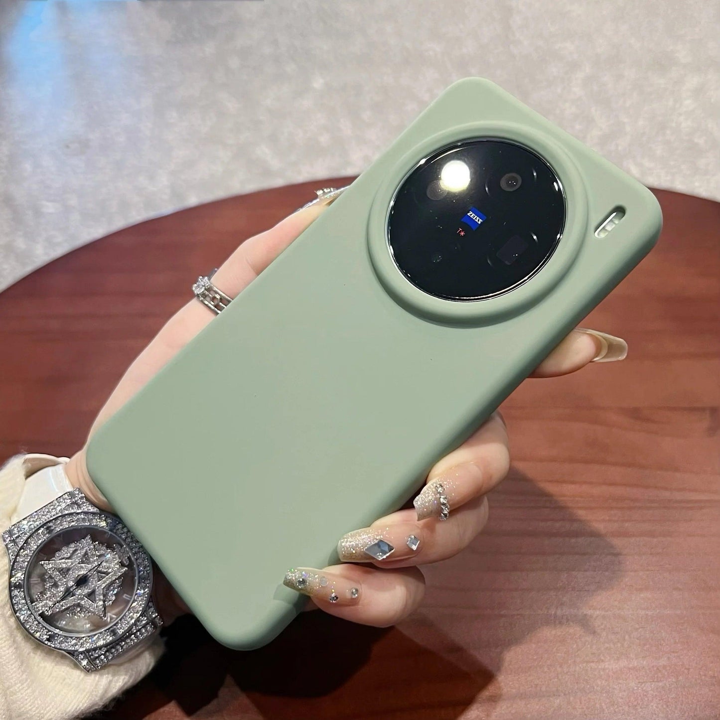 Slim Soft Liquid Silicone Case For VIVO X200 - IDefend