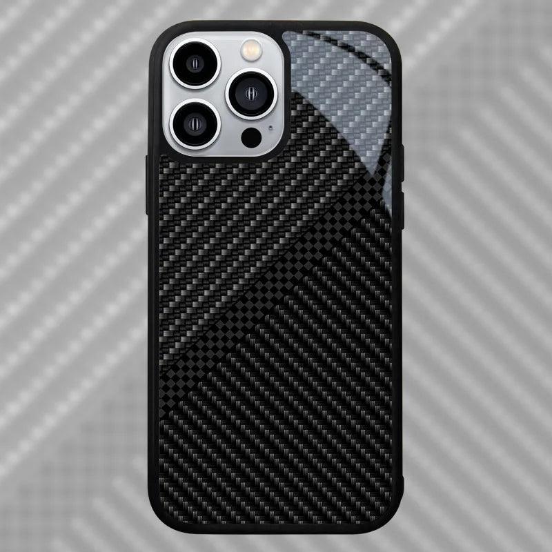 Carbon Fiber Pattern Slim Case For iPhone - IDefend