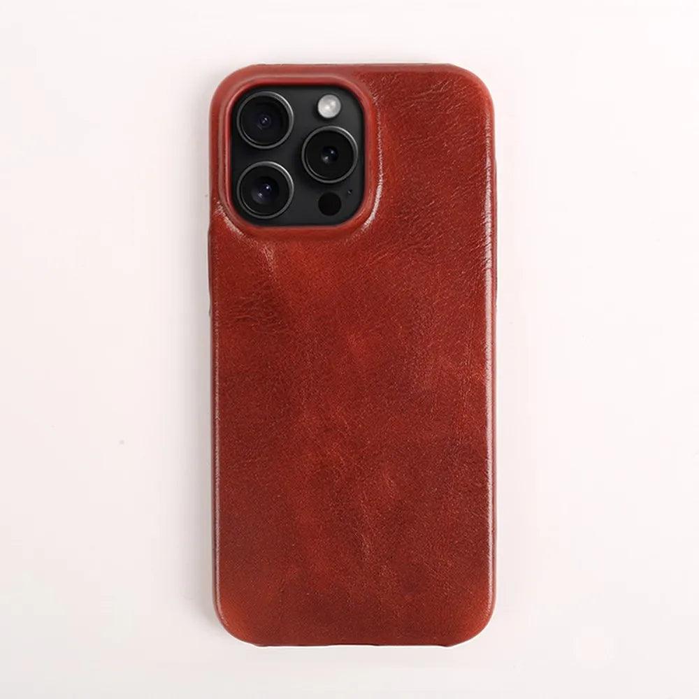 Business Genuine Leather Case for iPhone - IDefend