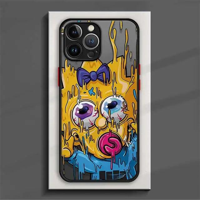 Matte Phone Case for iPhone The Simpsons Family - IDefend