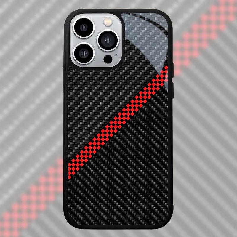Carbon Fiber Pattern Slim Case For iPhone - IDefend