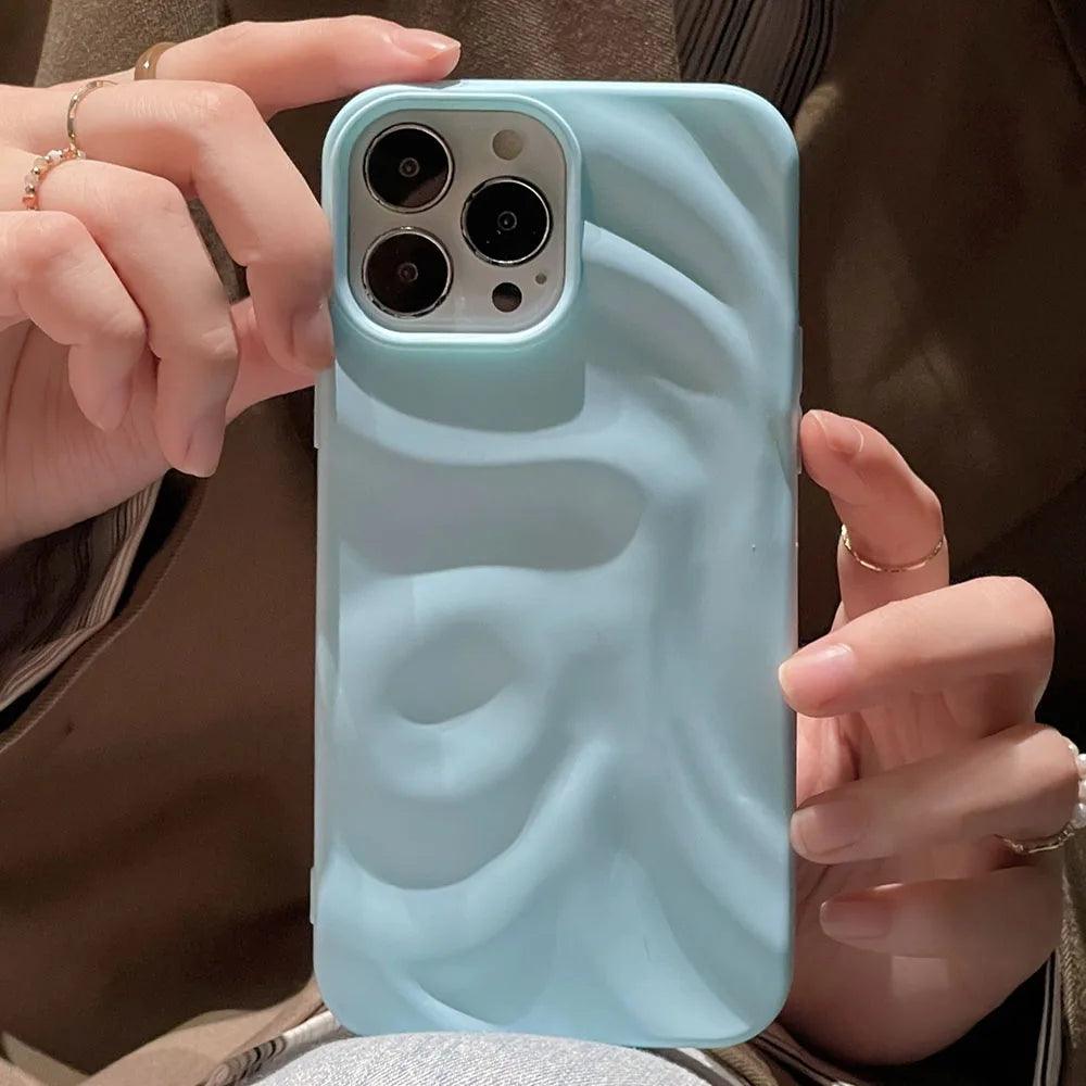 Matte Wrinkle Irregular Case for iPhone 0.1 - IDefend