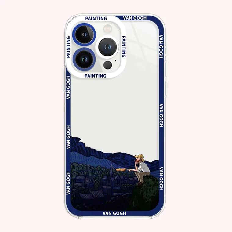 Creative oil painting Phone case For iphone 2 - IDefend