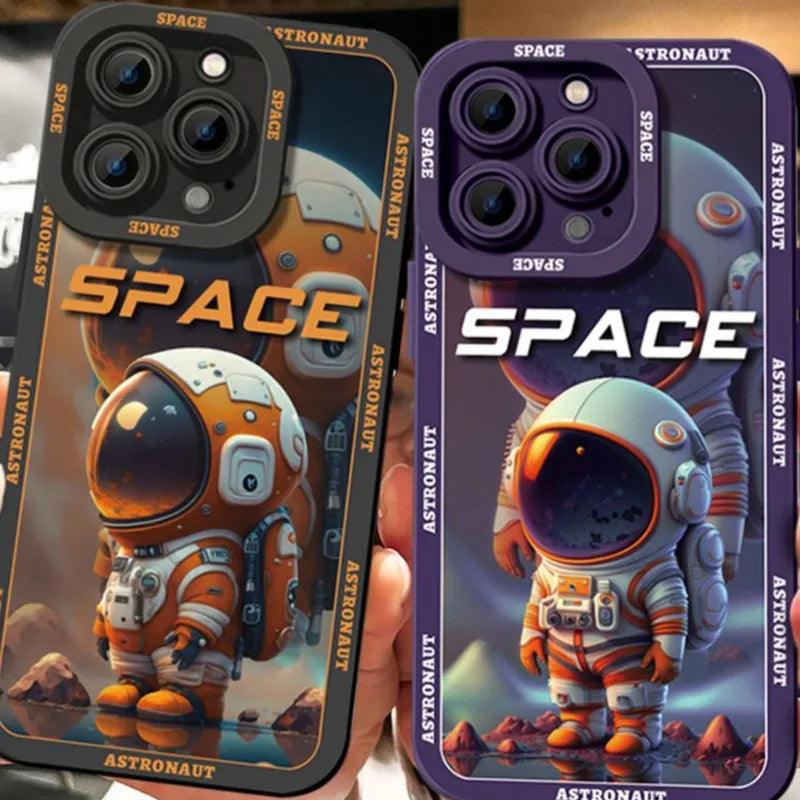Astronauts Phone Case For iPhone - IDefend