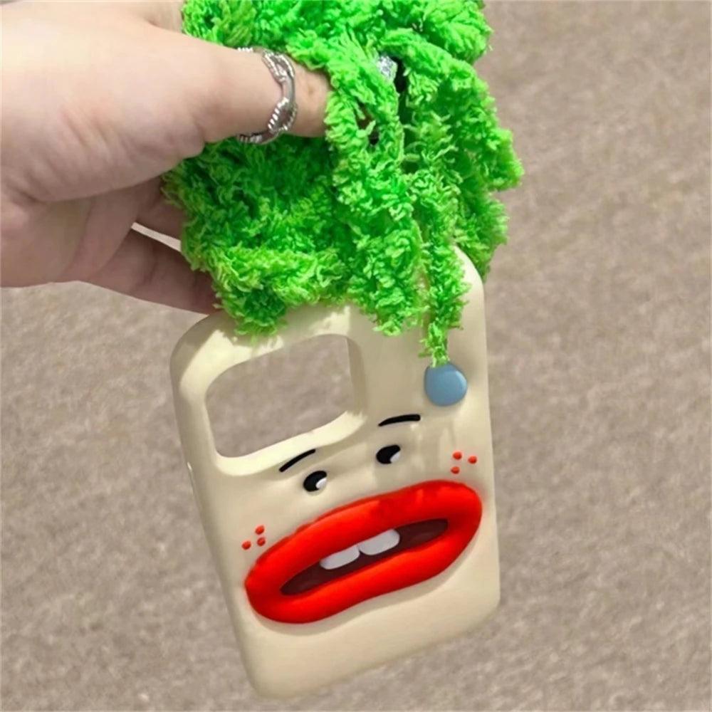 Funny Cartoon Vegetable Cabbage Phone Case For iPhone - IDefend
