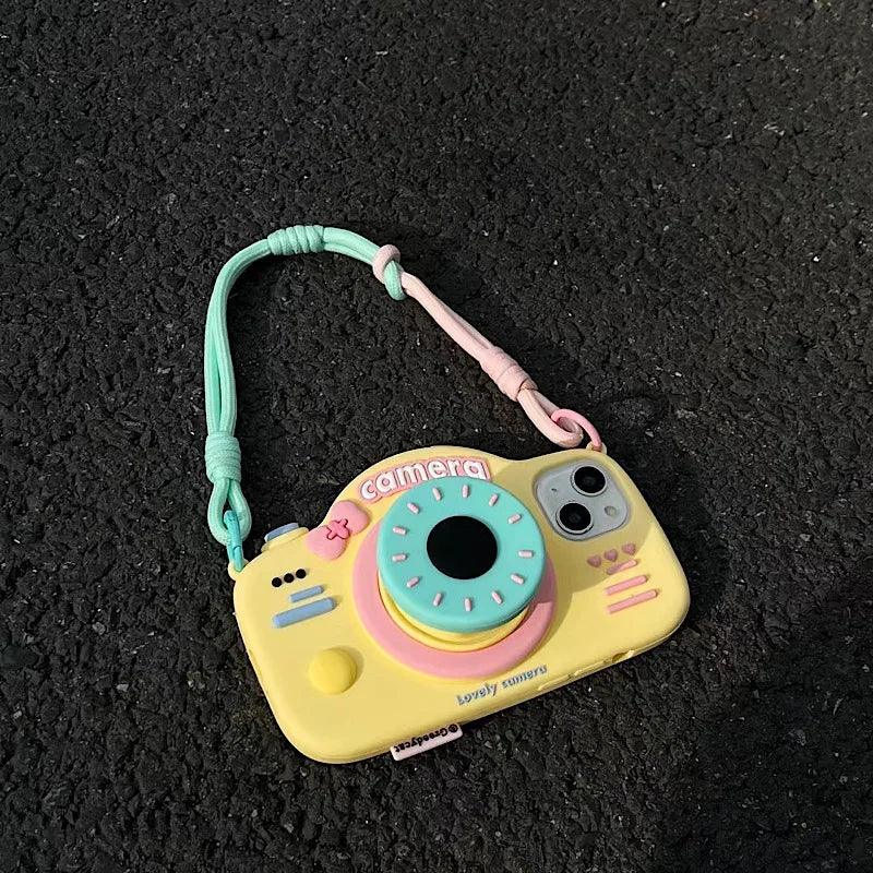 Stereoscopic Silicone Strap Camera Suitable For iPhone - IDefend