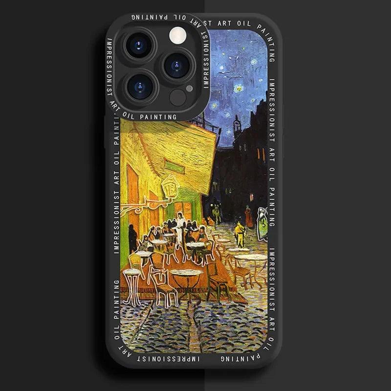 Interesting oil painting phone case For iphone 0.2 - IDefend
