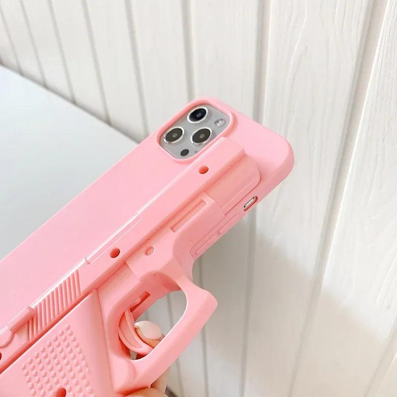 Creative Toy Pistol Mobile Phone Case Suitable for iPhone - IDefend