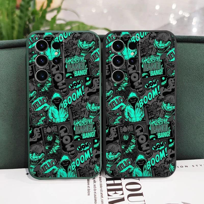 Blackened Clown Phone Case For Samsung - IDefend