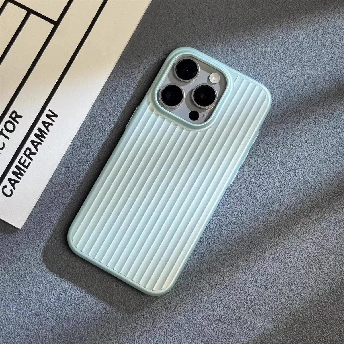 Luxury Natural Titanium PC Phone Case For iPhone - IDefend