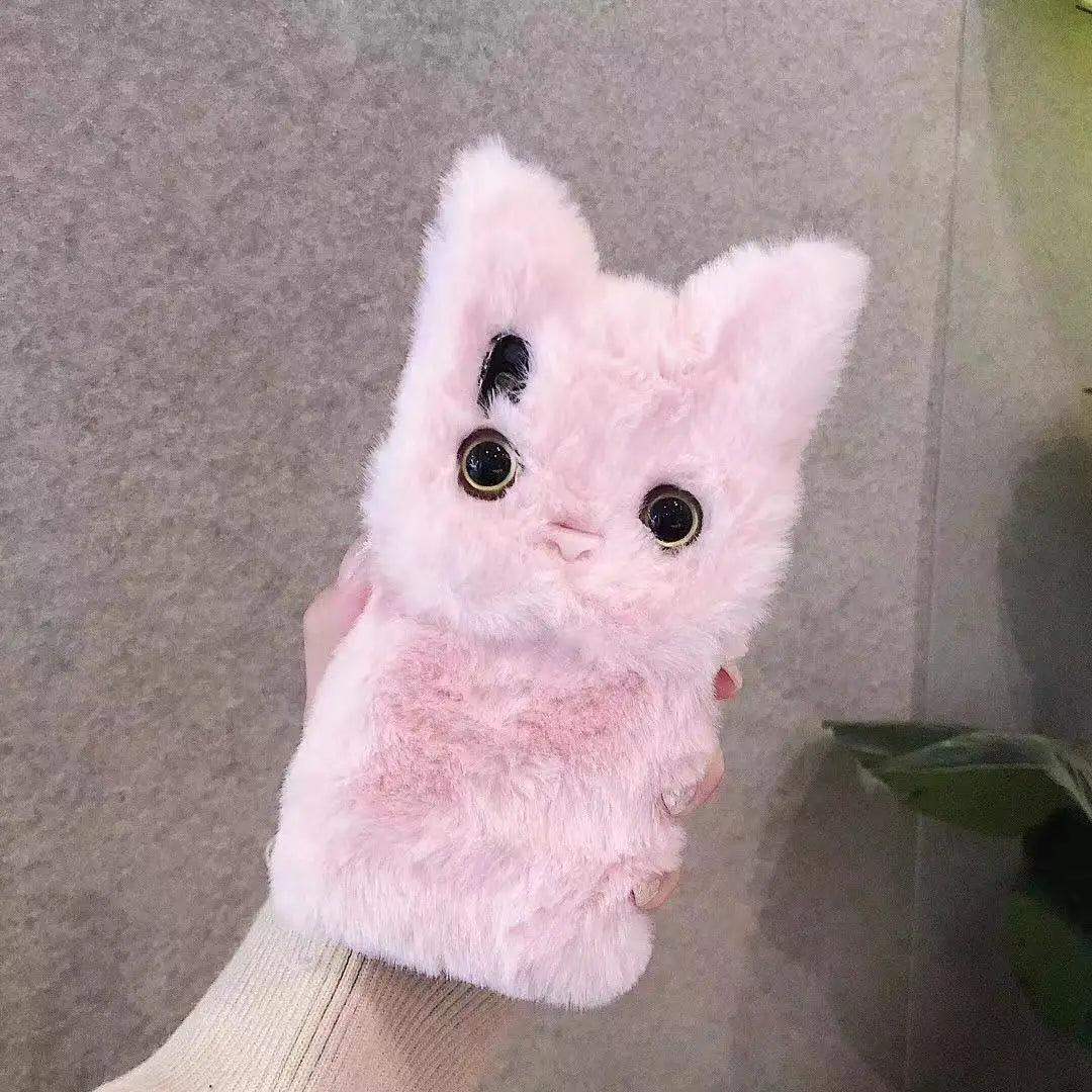 Winter Warm Plush Phone Case For iPhone - IDefend