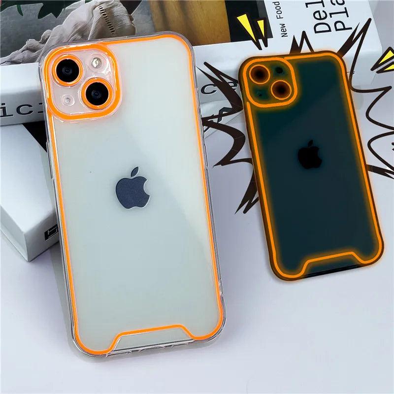 Lovebay Night Light Luminous Silicone Soft Phone Case for iPhone - IDefend