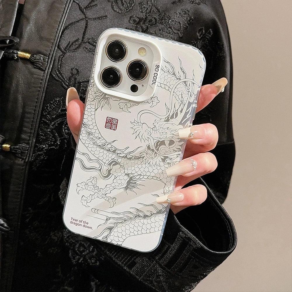 Oriental Style Happy Chinese New Year 2024 Dragon For iPhone - IDefend