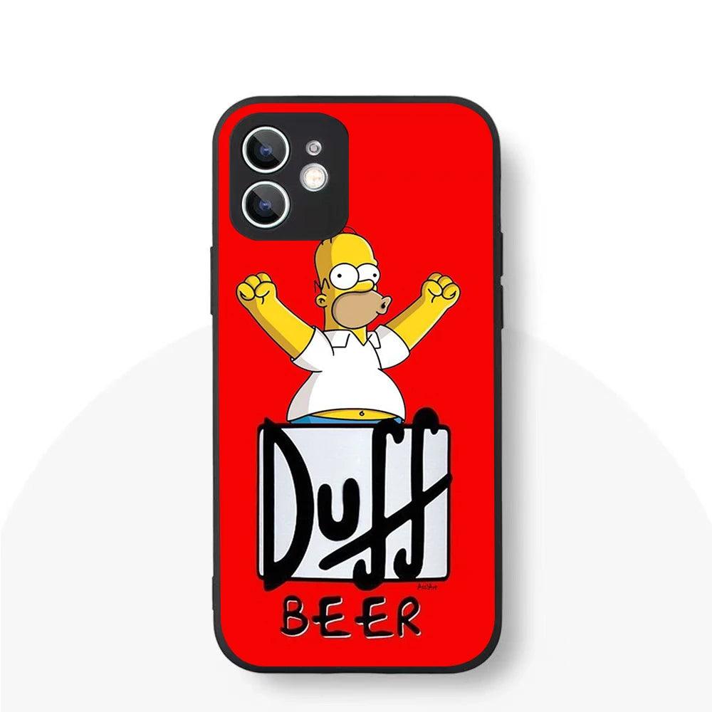 YS-61 Simpson Family Silicone Case For iPhone 1 - IDefend