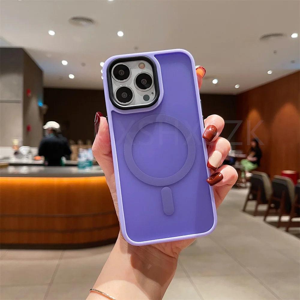 Luxury Magnetic For Magsafe Wireless Charge Phone Case For iPhone 0.2 - IDefend
