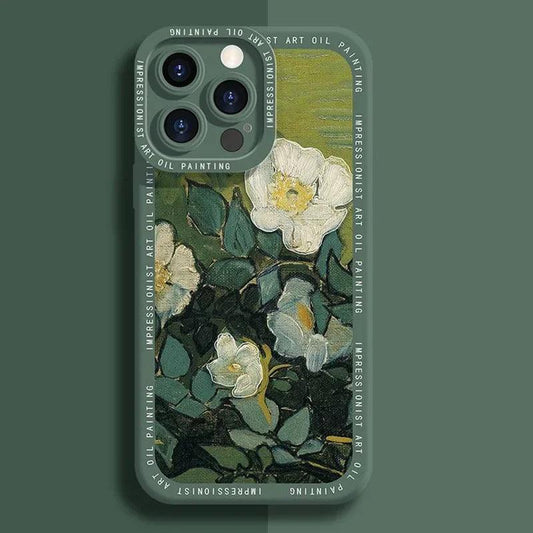 Interesting oil painting phone case For iphone - IDefend