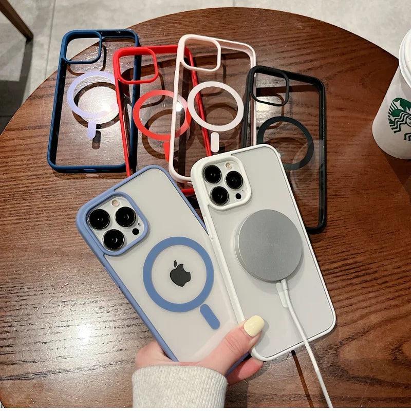 Magsafe Magnetic Wireless Charging Case for iPhone - IDefend