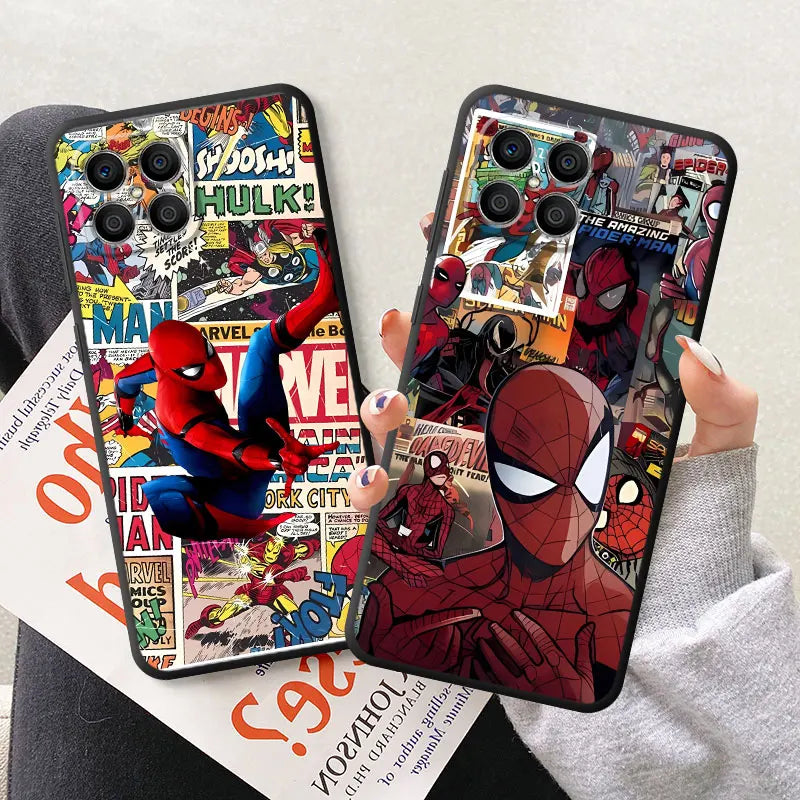 Marvel Spiderman Deadpool Phone Case for Honor X6 X6a X8a 70 Magic5 Lite 90 Pro X7 X9a X8 8X Bumper Luxury Cover TPU Soft