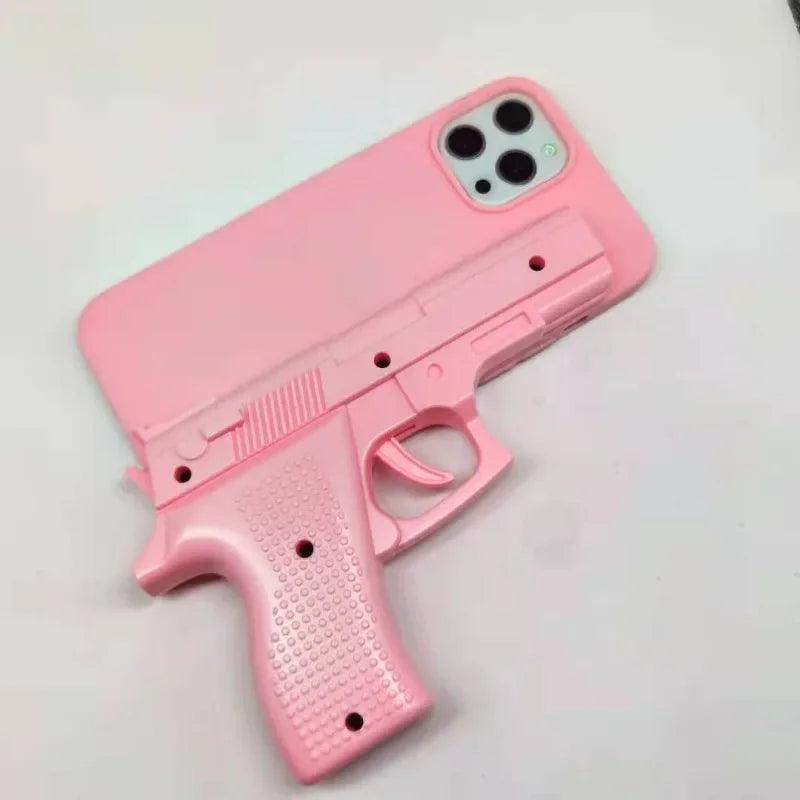 Creative Toy Pistol Mobile Phone Case Suitable for iPhone - IDefend