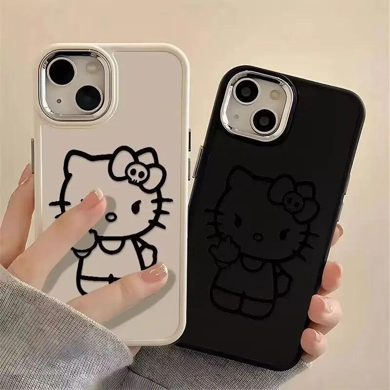 Miniso Sanrio Lovely Hello Kitty Phone Case For iphone - IDefend