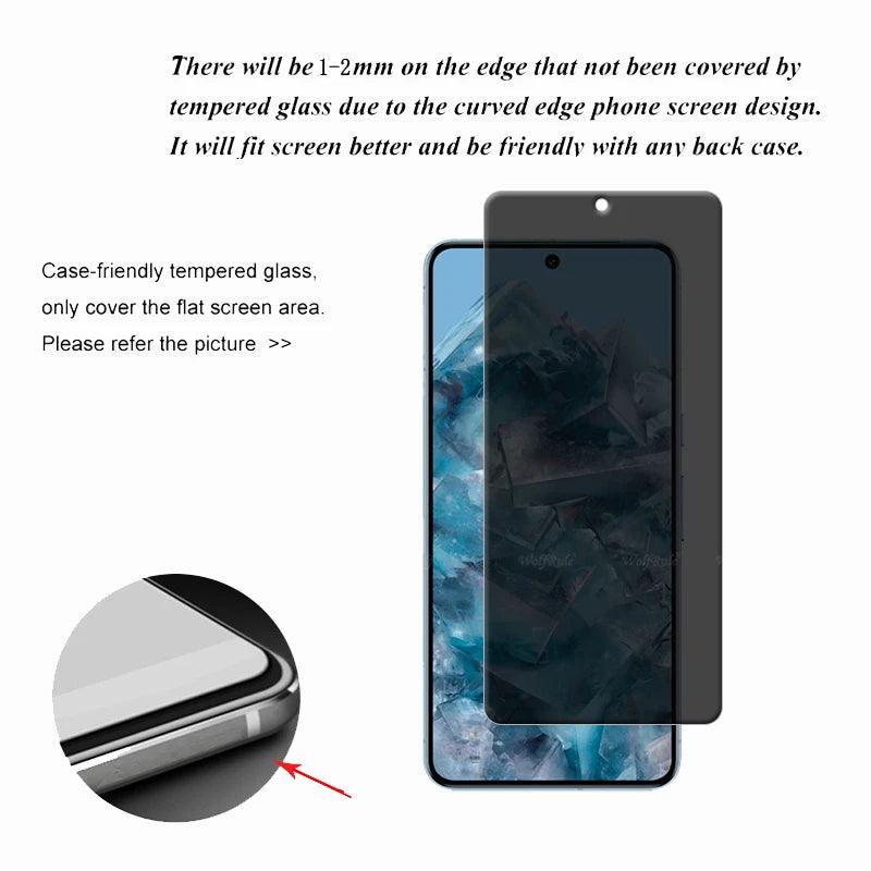 Privacy 4Pcs Anti-Spy Screen Protector Google Pixel 8 - IDefend