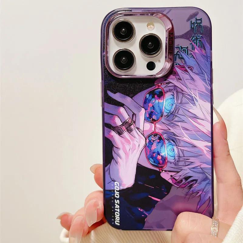 Jujutsu Satoru Gojo Kaisen Aurora Clear Phone Case For iPhone - IDefend
