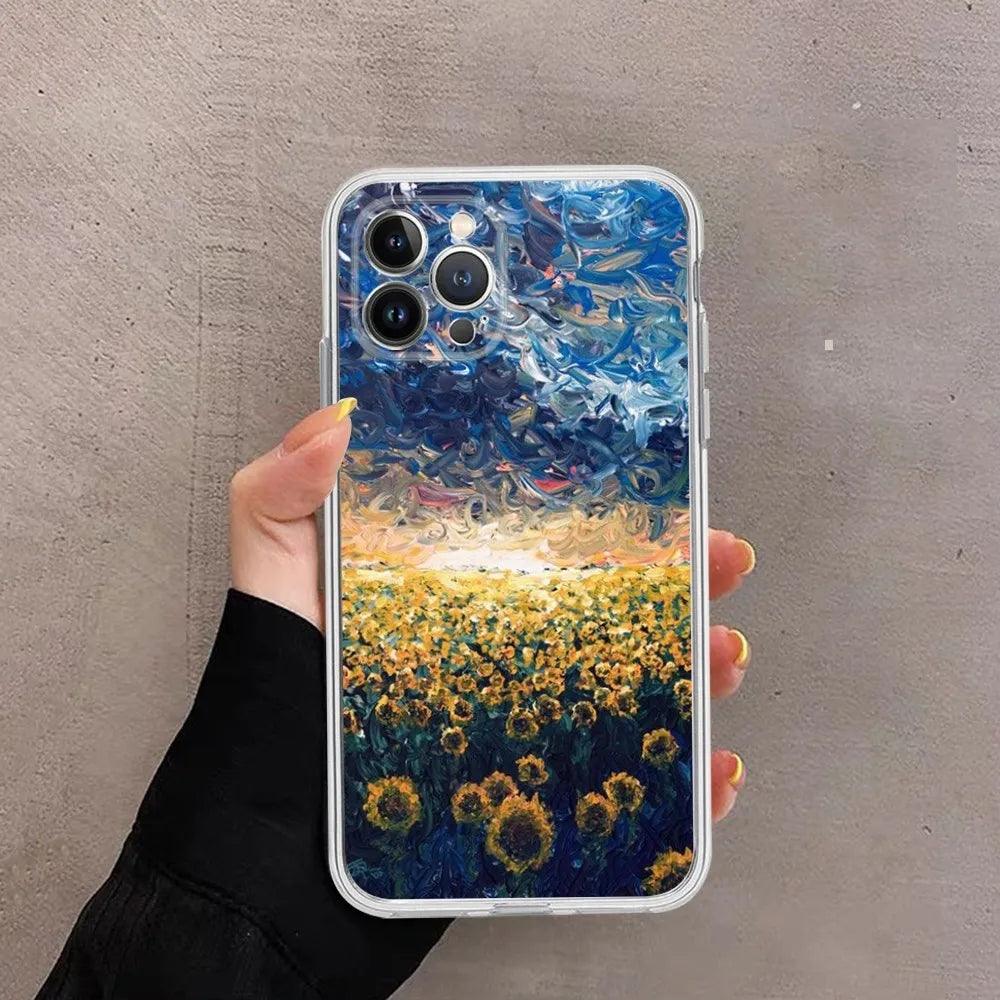 Van Gogh Starry Sky Art Phone Case For iPhone - IDefend