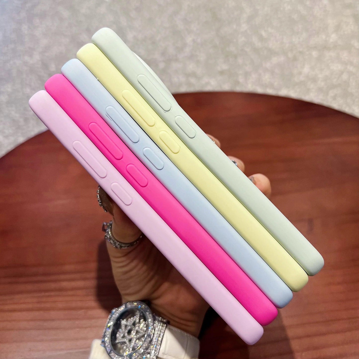 Slim Soft Liquid Silicone Case For VIVO X200 - IDefend