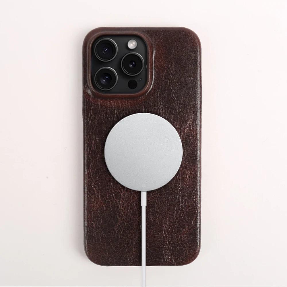 Business Genuine Leather Case for iPhone 2 - IDefend