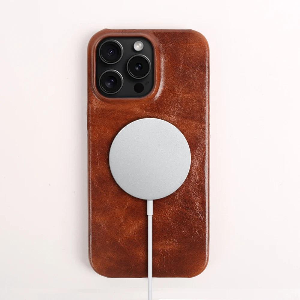 Business Genuine Leather Case for iPhone 2 - IDefend